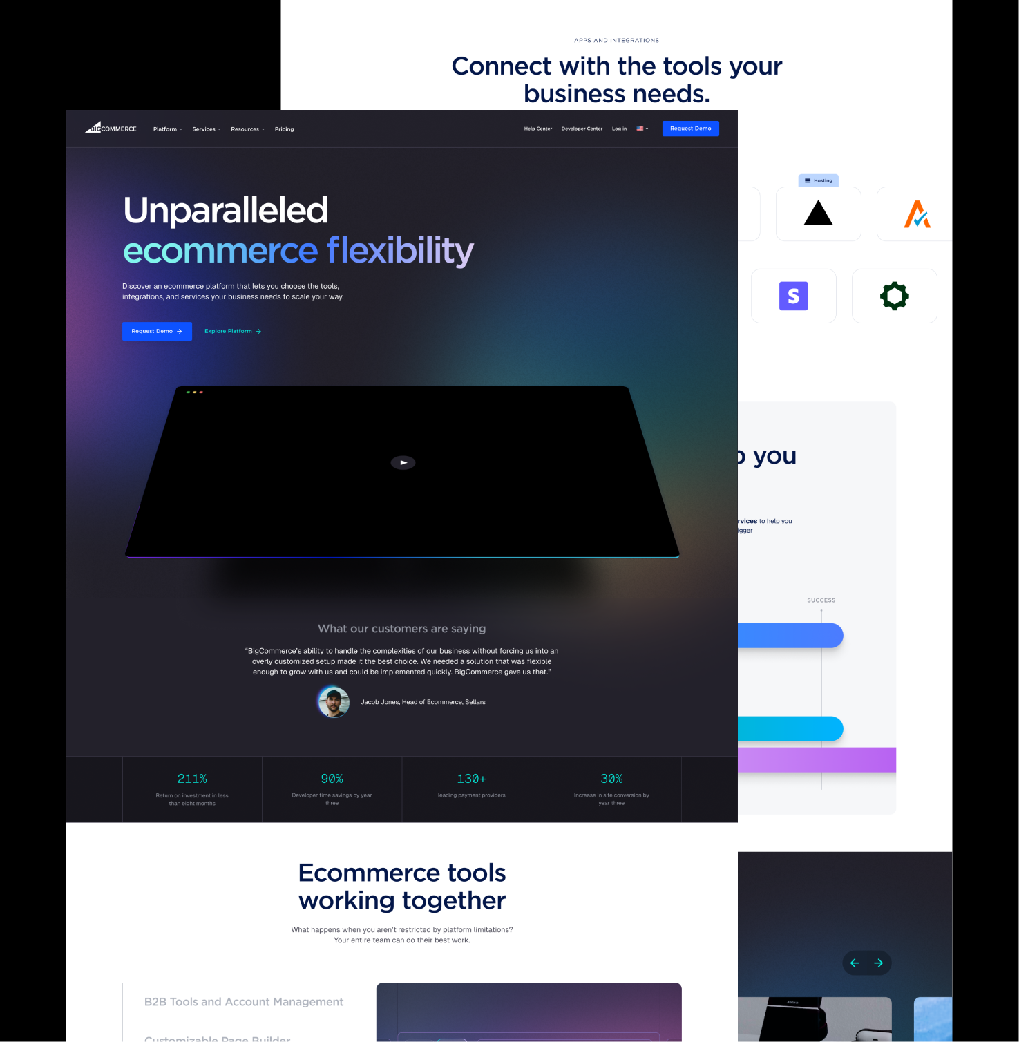 The homepage, rebuilt around proof points