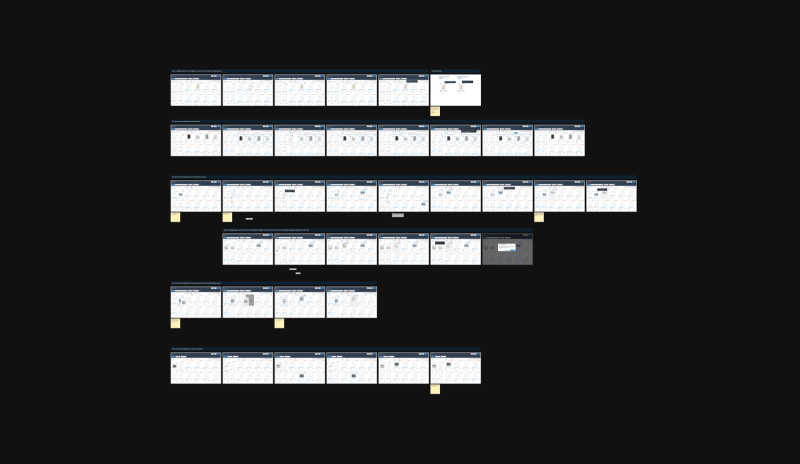 Screen states