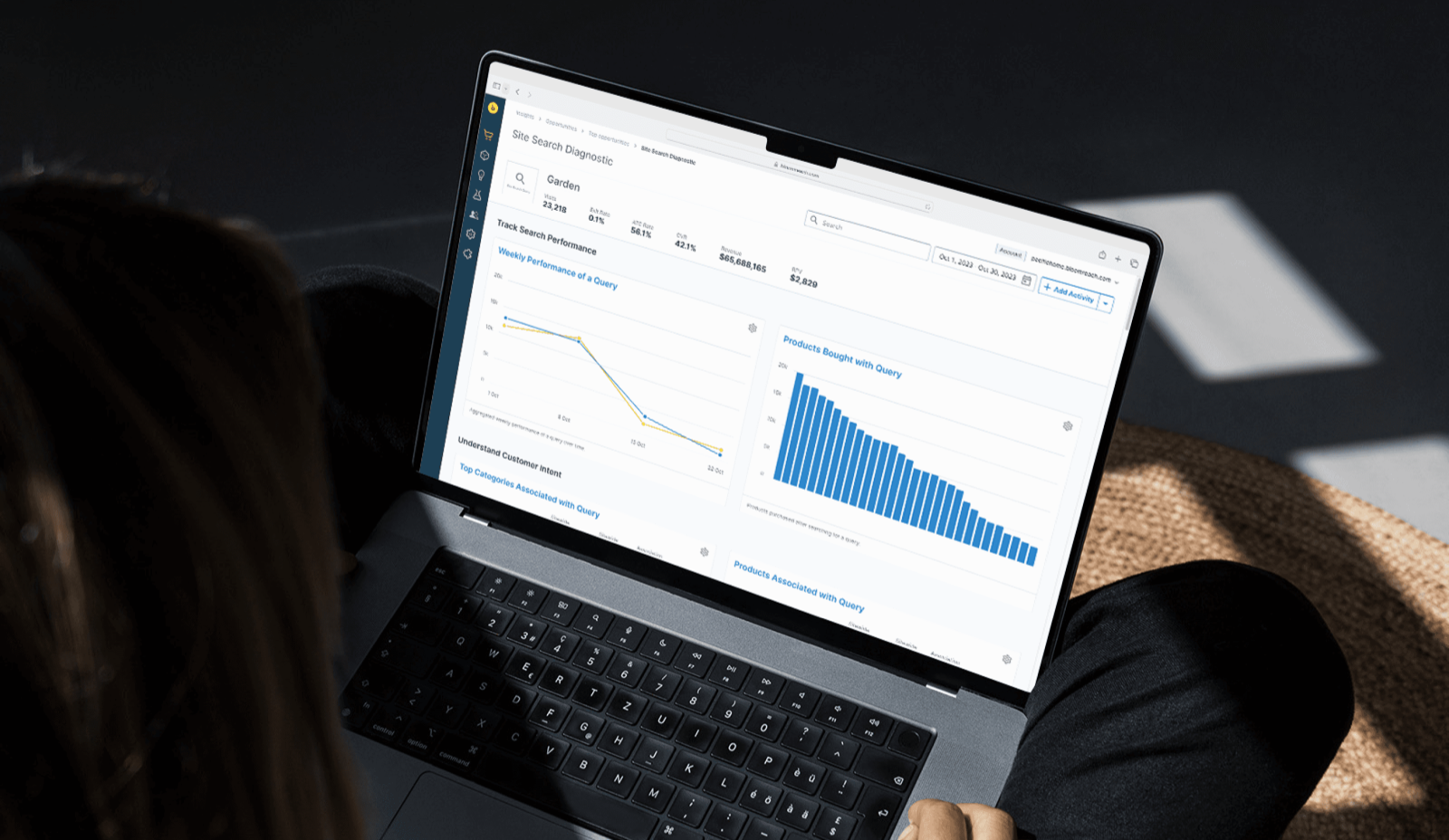 The dashboard in daily use — a starting point up front, supporting detail a step away.